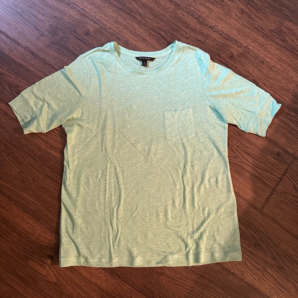 Women’s Banana Republic Light Green Pocket Shirt